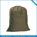 High Quality 100% Polyester Green Hospital Drawstring Laundry Bag